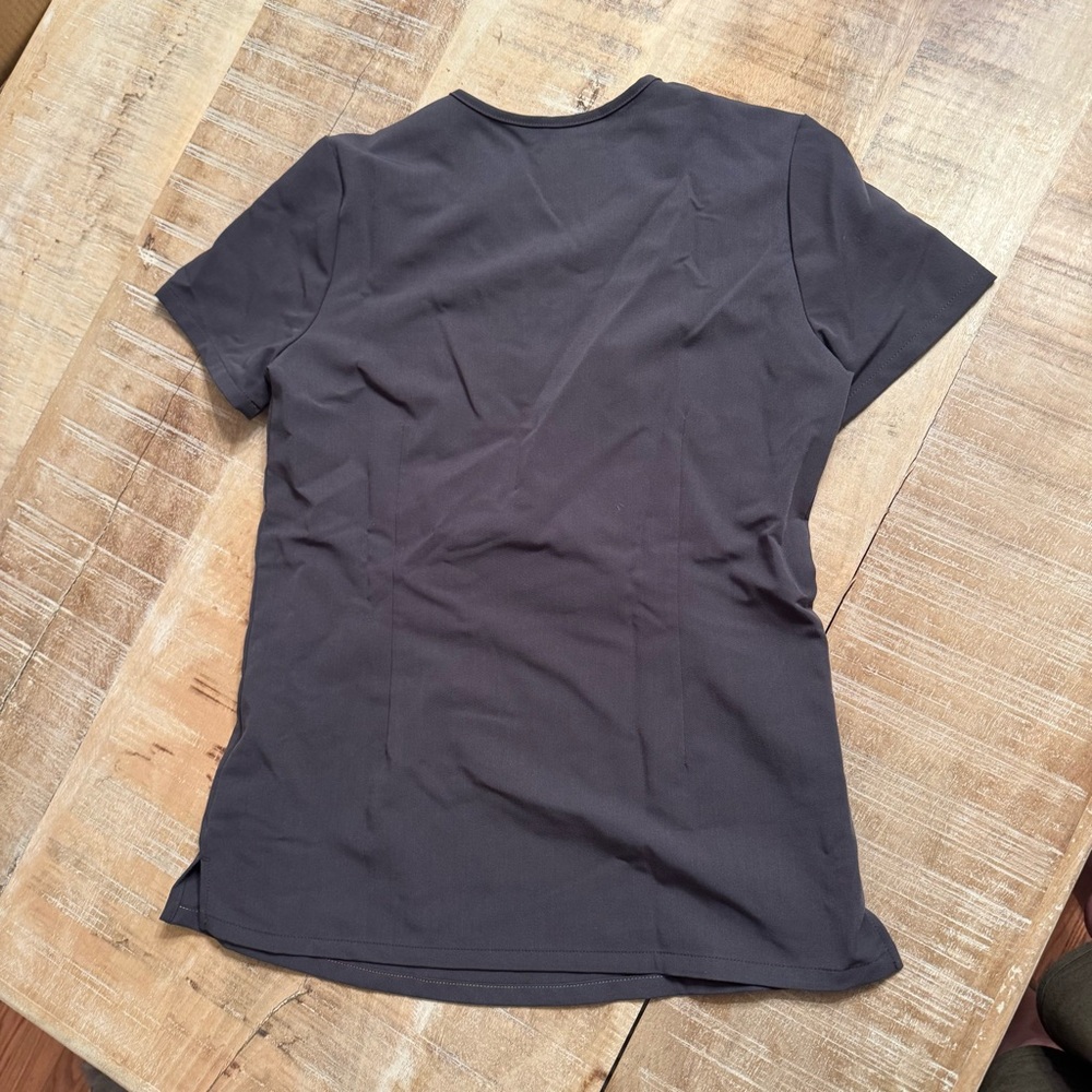 women's Charcoal Pride Catarina™ - One-Pocket Scrub Top - XXS - Picture 2 of 5